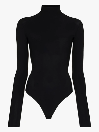 Shop Alix Nyc Warren Turtleneck Bodysuit In Black