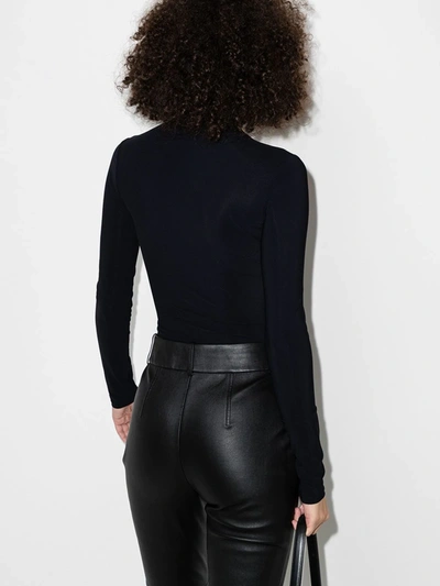 Shop Alix Nyc Warren Turtleneck Bodysuit In Black