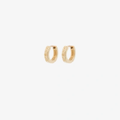 Shop Laud 18k Yellow Gold Aspect Hoop Earrings