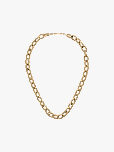 Shop Marie Lichtenberg 10k Yellow Gold Rosa Chain Choker Necklace