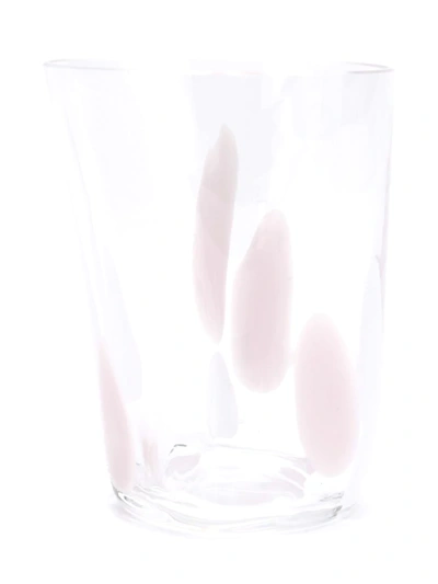 Carlo Moretti Patterned Glass In Pink