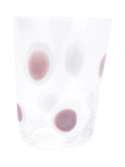 Shop Carlo Moretti Spot Print Glass In Purple