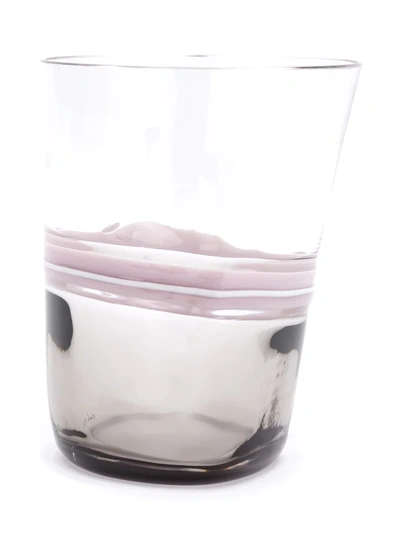 Carlo Moretti Patterned Glass In Purple