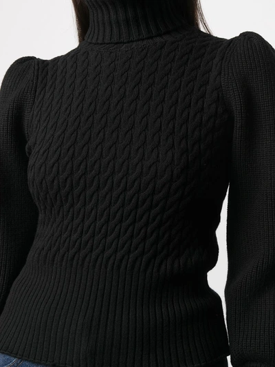 Shop Temperley London Josephine Knit Jumper In Black