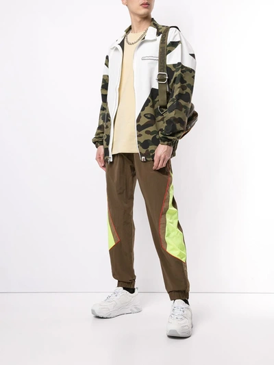 Shop A Bathing Ape Camouflage-print Lightweight Jacket In White
