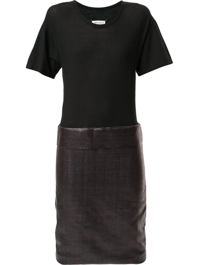 Pre-owned Maison Margiela Round-neck Dress In Black