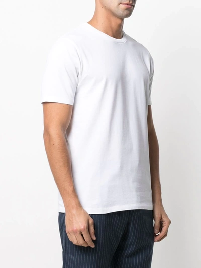 Shop Frame Crew Neck Shortsleeved T-shirt In White