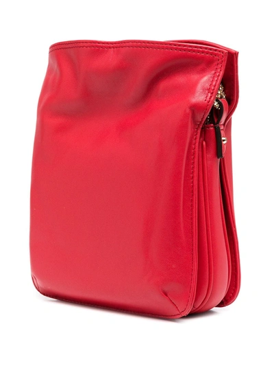 Shop Michael Michael Kors Tati Shoulder Bag In Red