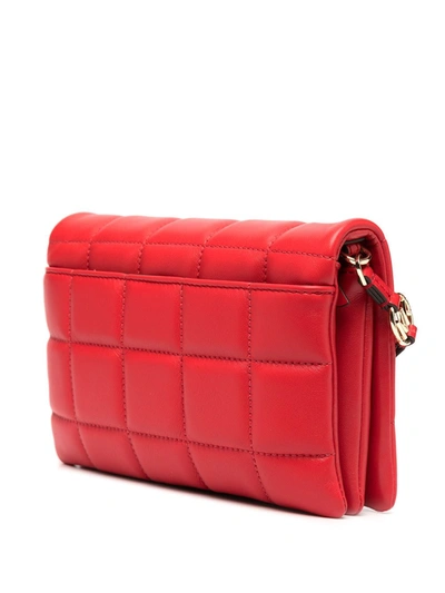 Shop Michael Michael Kors Jet Set Charm Shoulder Bag In Red