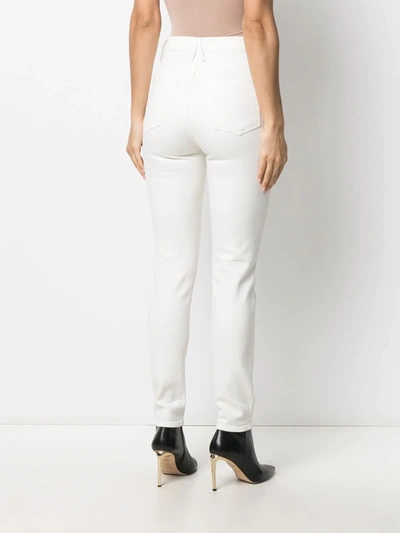 Shop Slvrlake High Rise Straight-leg Jeans In White