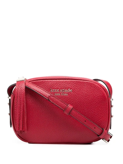 Shop Kate Spade Roulette Crossbody Bag In Red