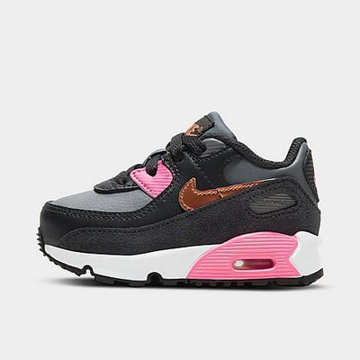 Shop Nike Kids' Toddler Air Max 90 Casual Shoes In Black