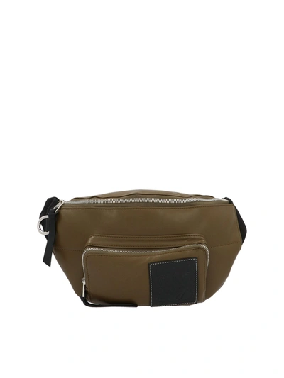 Shop Loewe Puffy Fanny Pack In Green