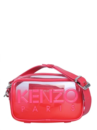 Shop Kenzo "kombo" Shoulder Bag In Red