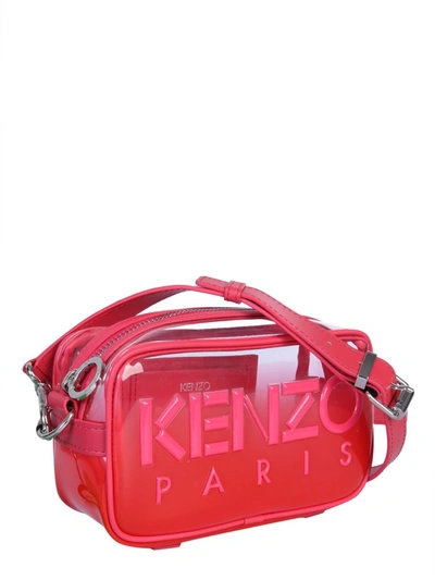 Shop Kenzo "kombo" Shoulder Bag In Red
