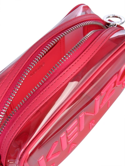 Shop Kenzo "kombo" Shoulder Bag In Red
