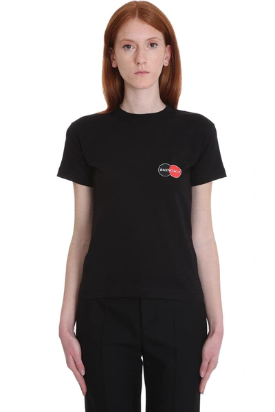 Shop Balenciaga T-shirt In Black Cotton