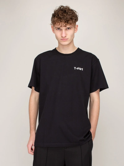 Shop Vetements Definition T-shirt Black