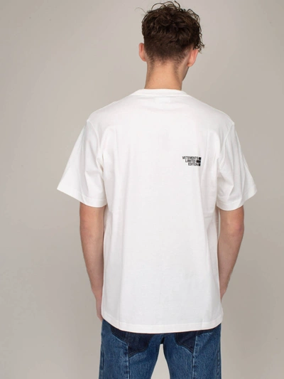 Shop Vetements Logo Limited Edition T-shirt White