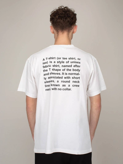 Shop Vetements Definition T-shirt White