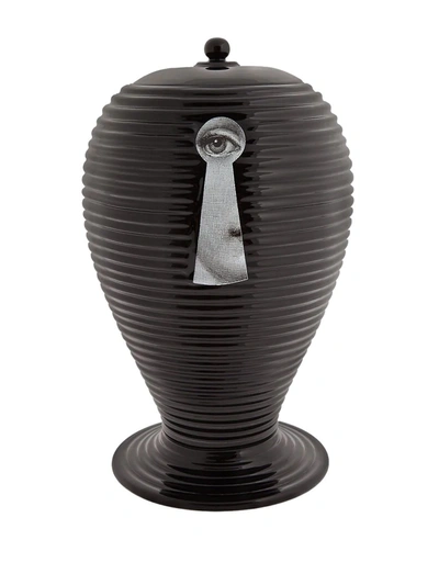 Shop Fornasetti Jar By "bitossi Ceramiche" In Black