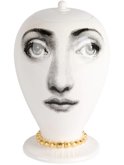 Fornasetti Colliana Vase In White