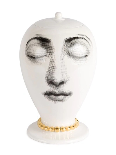 Fornasetti Colliana Vase In White
