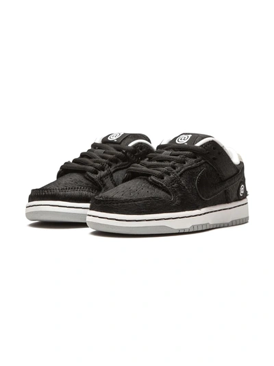 Shop Nike X Medicom Dunk Low Pro Qs "be@rbrick 2020" Sneakers In Black