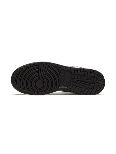 Shop Jordan Air  1 Mid "racer Blue" Sneakers In Black