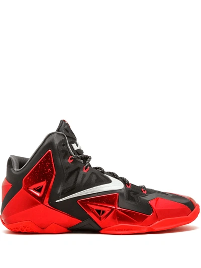 Shop Nike Lebron 11 Sneakers In Black