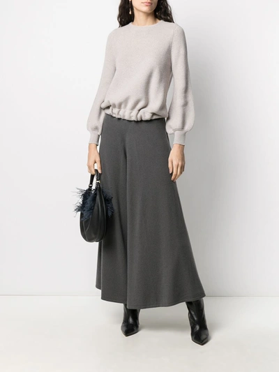 Shop Antonella Rizza Tied-waist Jumper In Neutrals