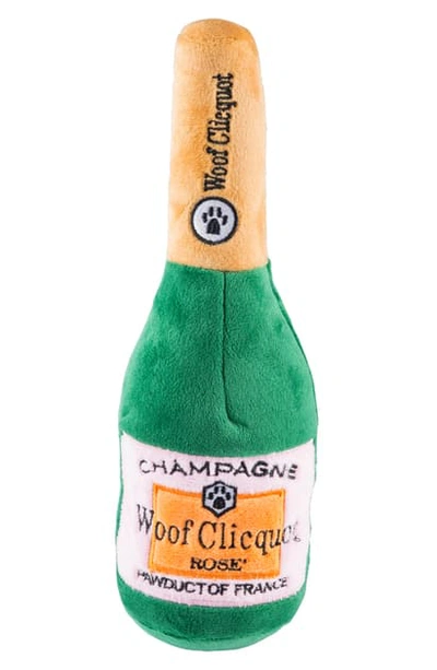 Shop Haute Diggity Dog Woof Clicquot Rose Dog Toy In Green