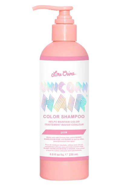 Shop Lime Crime Unicorn Hair Color Shampoo In Pink