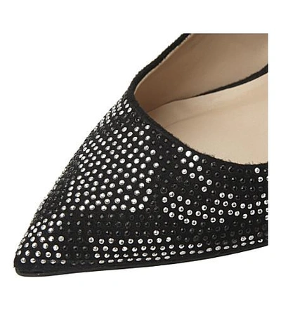 Shop Steve Madden Studded Courts In Silver-diamantes
