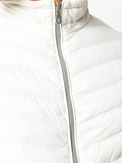 Shop Brunello Cucinelli Nulon Padded Gilet Jacket In White