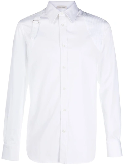 Shop Alexander Mcqueen Cotton Shirt In White