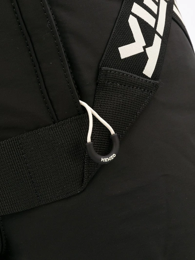 Shop Kenzo Logo Travel Bag In Black