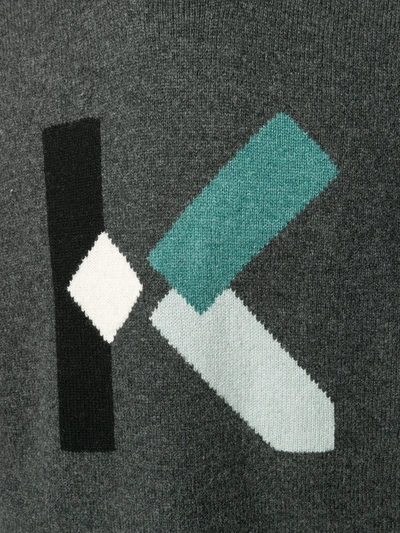 Shop Kenzo Wool Logo Jumper