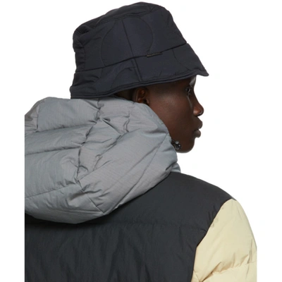 Aimé Leon Dore Black Woolrich Edition Quilted Bucket Hat