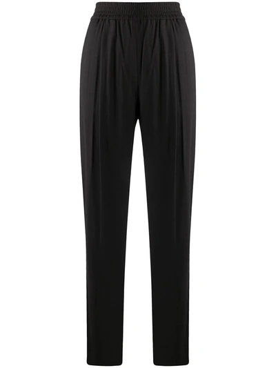 Shop Co High-rise Track Pants In Black