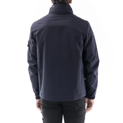 Shop Stone Island Coats In Blue