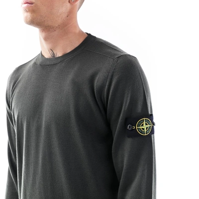 Shop Stone Island Sweaters In Musk