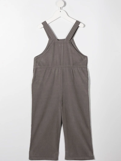 Shop Knot Hinata Corduroy Dungarees In Grey