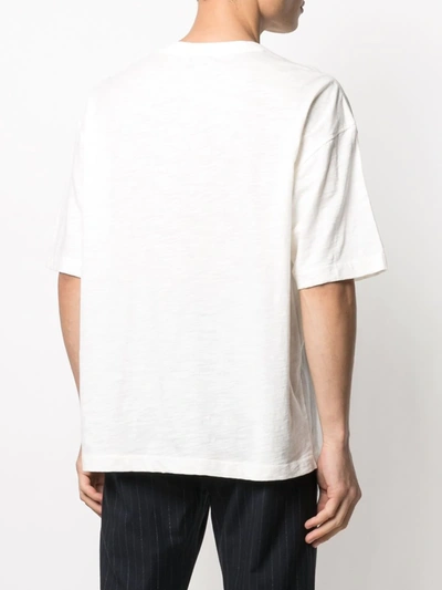 Shop Ymc You Must Create London Crew-neck T-shirt In White