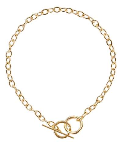 Shop Loren Stewart Anais Toggle Chain-link Necklace In Gold