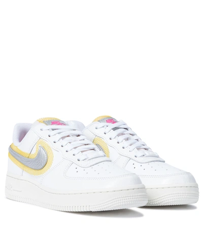 Shop Nike Air Force 1 '07 Leather Sneakers In White