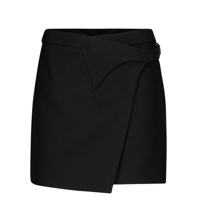 Shop Wardrobe.nyc Release 05 Wool Miniskirt In Black