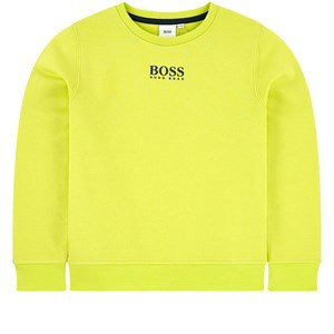 hugo boss yellow sweatshirt