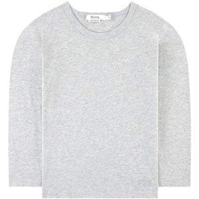 Shop Bonpoint Grey Plain T-shirt