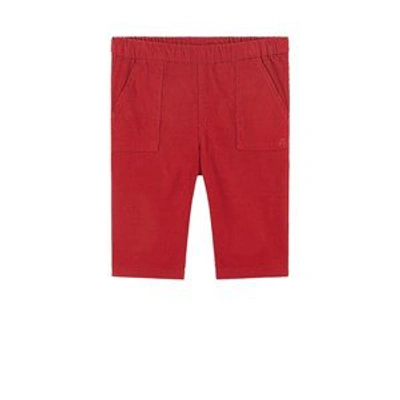 Shop Bonpoint Red Velvet Trousers